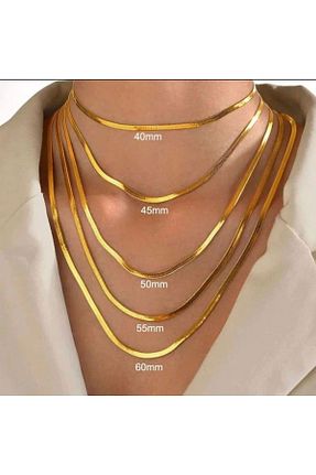 گردنبند نقره زرد زنانه 925 عیار SARIASLAN - کد 874208967