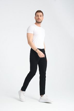 شلوار جین مشکی مردانه پاچه تنگ Özman Butik - کد 874824242