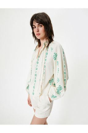 پیراهن رنگی زنانه اورسایز Koton - کد 844095083
