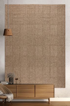 فرش بژ زیره ضد لغزش SANRUGS Home & Living - کد 852565133