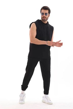 ست گرمکن مشکی مردانه پنبه ای SA Alişveriş Dünyam - کد 934014274