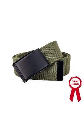 کمربند خاکی مردانه پلی استر VANİLLA COLLECTİON - کد 649058256