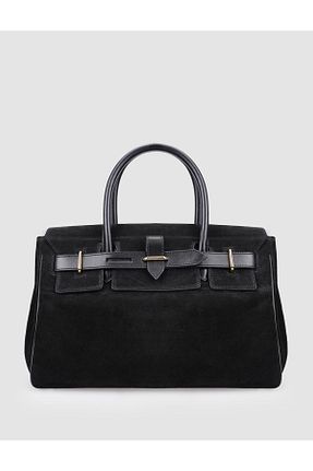 کیف دوشی مشکی زنانه چرم خالص Cabani - کد 874345830