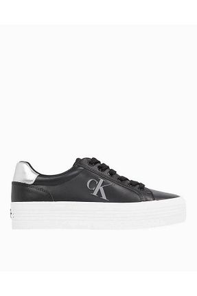 کفش اسنیکر مشکی زنانه چرم اصل Calvin Klein - کد 852754069