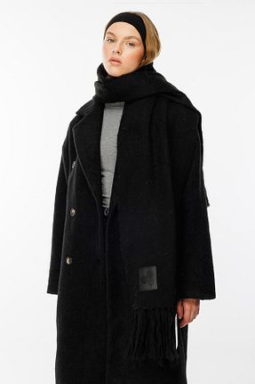 شال گردن مشکی زنانه Şardonlu Hooopstore - کد 874369793