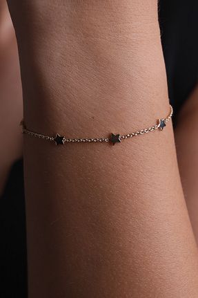 دستبند طلا زرد زنانه 14 عیار Naze Kuyumculuk - کد 868016916