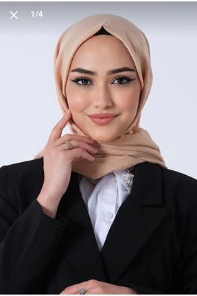 شال نارنجی زنانه ویسکون haremscarfs - کد 874390931