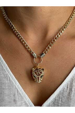 گردنبند جواهر طلائی زنانه زیرکن HERCY - کد 778495486