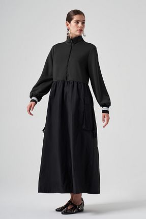 لباس حجاب مشکی زنانه رگولار Nuss - کد 874391177