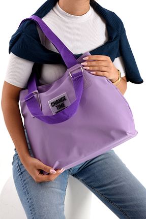 کیف دوشی بنفش زنانه چرم مصنوعی Kaya Bag - کد 874401947