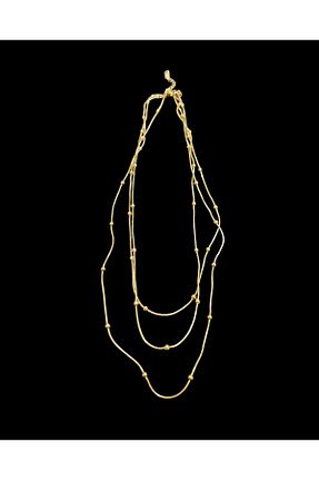 گردنبند استیل ( فولاد ) طلائی زنانه استیل (فولاد) MERİ COLLECTİON - کد 874398079