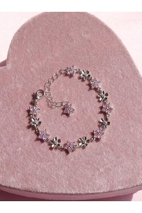 دستبند جواهر طوسی زنانه زیرکن Reorah Collection - کد 874566514