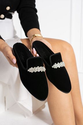 دمپائی خانگی مشکی زنانه پارچه ای FUGA MODA - کد 358086027