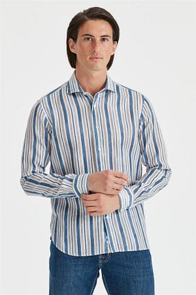 پیراهن رنگی مردانه اسلیم فیت ORIAN - کد 730047075