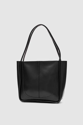 کیف دوشی مشکی زنانه چرم مصنوعی Shule Bags - کد 874585475