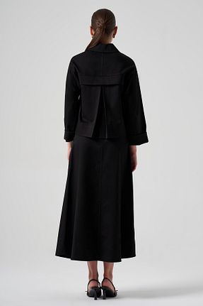 ست بالاتنه و پائین تنه حجاب مشکی زنانه رگولار Nuss - کد 874594895