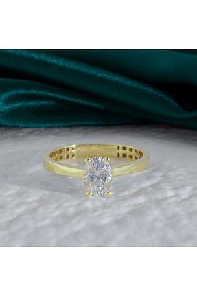 انگشتر نقره زرد زنانه زیرکن Akgül Silver - کد 874600308