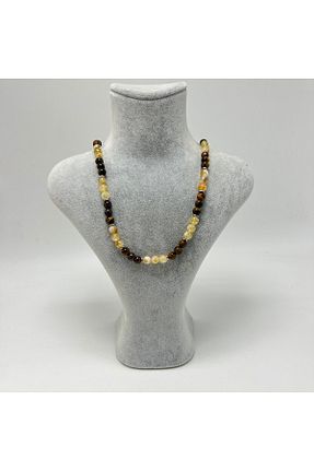 گردنبند نقره رنگی زنانه 925 عیار YILDIZ DOĞAL TAŞ - کد 874583448