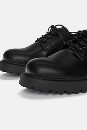 کفش کلاسیک مشکی مردانه پلی اورتان Pull & Bear - کد 874605401