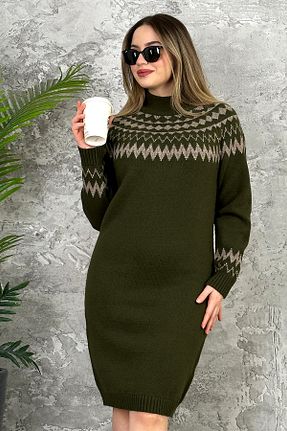 لباس خاکی زنانه تریکو ATEMODAA - کد 874608890