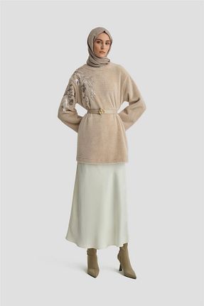 دامن حجاب طوسی زنانه رگولار Armine - کد 873664492