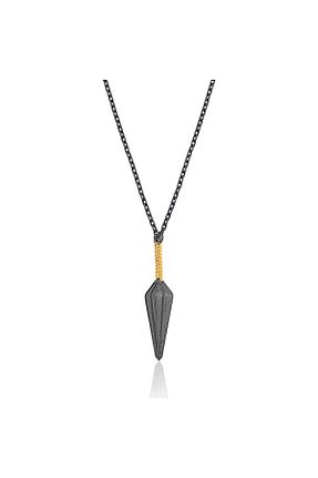 گردنبند نقره مشکی زنانه 925 عیار Ronada Diamond - کد 874629135