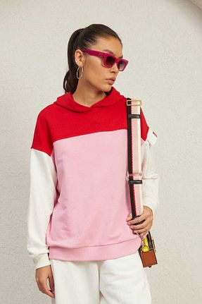 سوئیشرت صورتی زنانه رنگی Clothing palette - کد 784799097