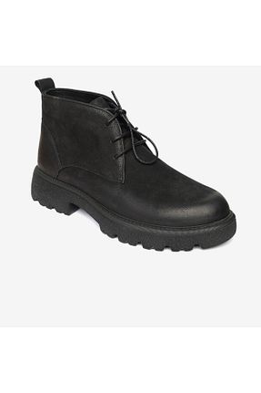 بوت / نیم بوت مشکی مردانه پاشنه تخت Greyder - کد 874745017