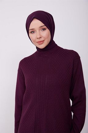 پلیور حجاب بنفش زنانه رگولار Armine - کد 770707400