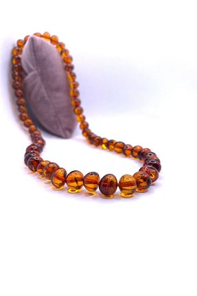 گردنبند جواهر سرمه ای زنانه سنگ طبیعی OSMANLI DOĞAL TAŞ - کد 796339778