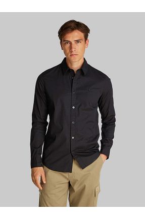 پیراهن مشکی مردانه اسلیم فیت Calvin Klein - کد 813217695
