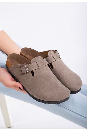 صندل قهوه ای زنانه پاشنه تخت MaskButik - کد 874783814