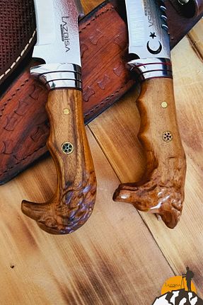 اکسسوری چاقو و قمه قهوه ای LAZBİSA - کد 874945135