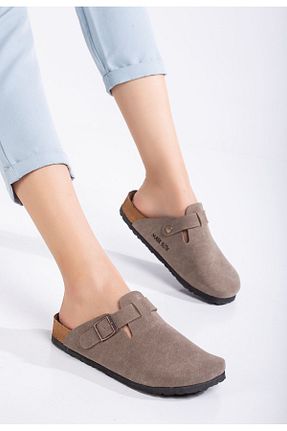 صندل قهوه ای زنانه پاشنه تخت MaskButik - کد 874783814
