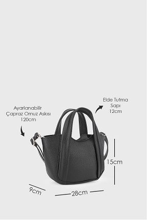 کیف دستی مشکی زنانه ابعاد کوچک LUNABLU - کد 874793821