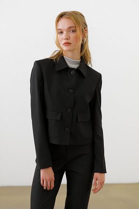 کت مشکی زنانه Relaxed urban focus - کد 874792786