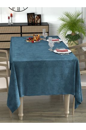 رومیزی آبی پلی استر Perle - کد 356366328