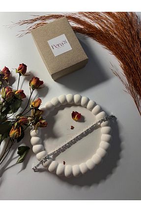 دستبند استیل (فولاد) طوسی زنانه استیل (فولاد) PERA’S - کد 874810716