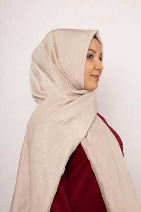 شال بژ زنانه پلی استر Azrina - کد 874814924