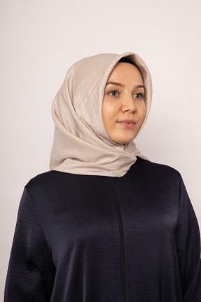 روسری بژ پلی استر Azrina - کد 874816340