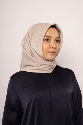 روسری بژ پلی استر Azrina - کد 874816340