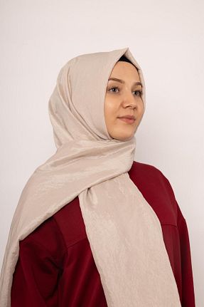 شال بژ زنانه پلی استر Azrina - کد 874814924