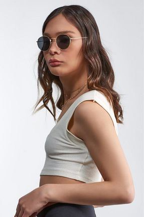 عینک آفتابی طلائی زنانه UV400 Es Bella - کد 96912207