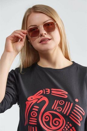 عینک آفتابی قهوه ای زنانه UV400 Gabba Eye - کد 152672241