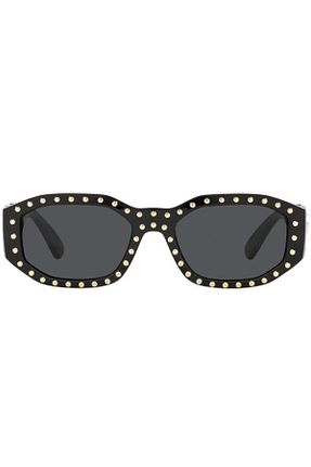عینک آفتابی مشکی زنانه UV400 Versace - کد 794073959