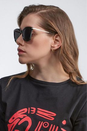 عینک آفتابی مشکی زنانه UV400 Es Bella - کد 96921631