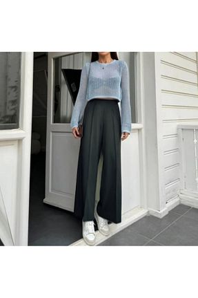 شلوار مشکی زنانه لیکرا Butik - کد 874836908