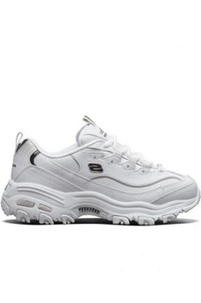 کفش کلاسیک سفید زنانه پاشنه تخت Skechers - کد 874865643