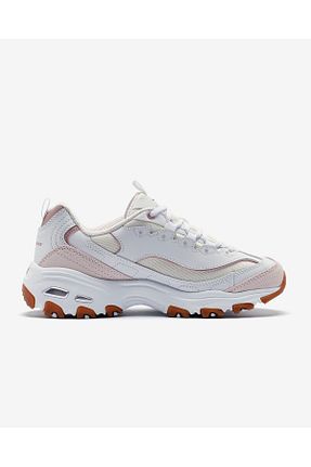 کفش اسنیکر بژ زنانه بند دار Skechers - کد 871364658