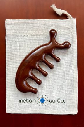 برس و شانه مو قهوه ای Metanoyaco - کد 816690852